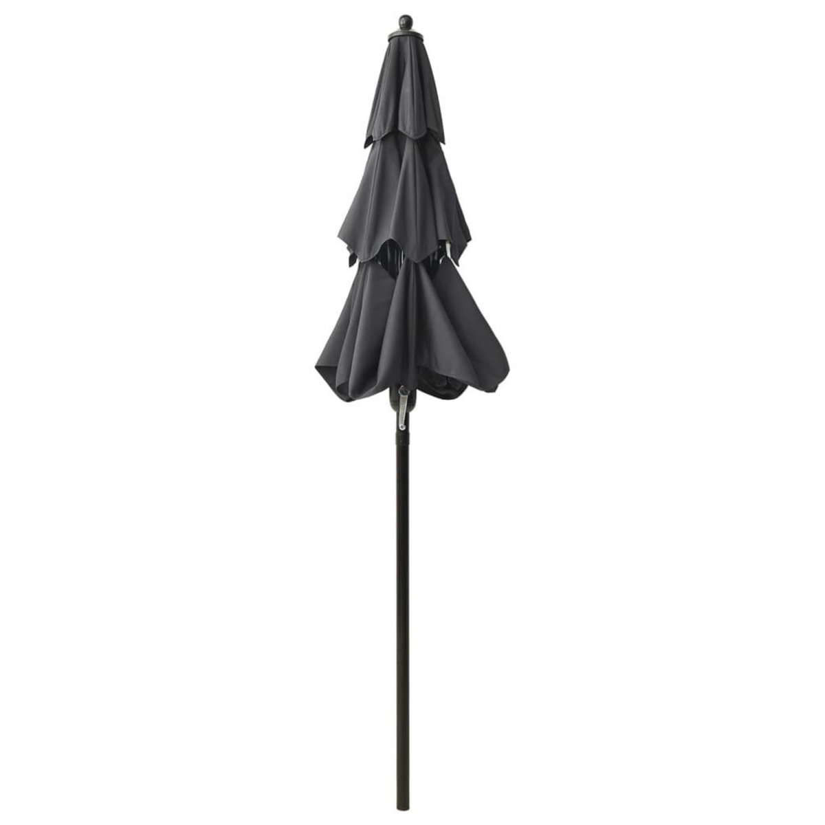 VIDAXL Parasol de jardin a 3 niveaux avec mat en aluminium anthracite