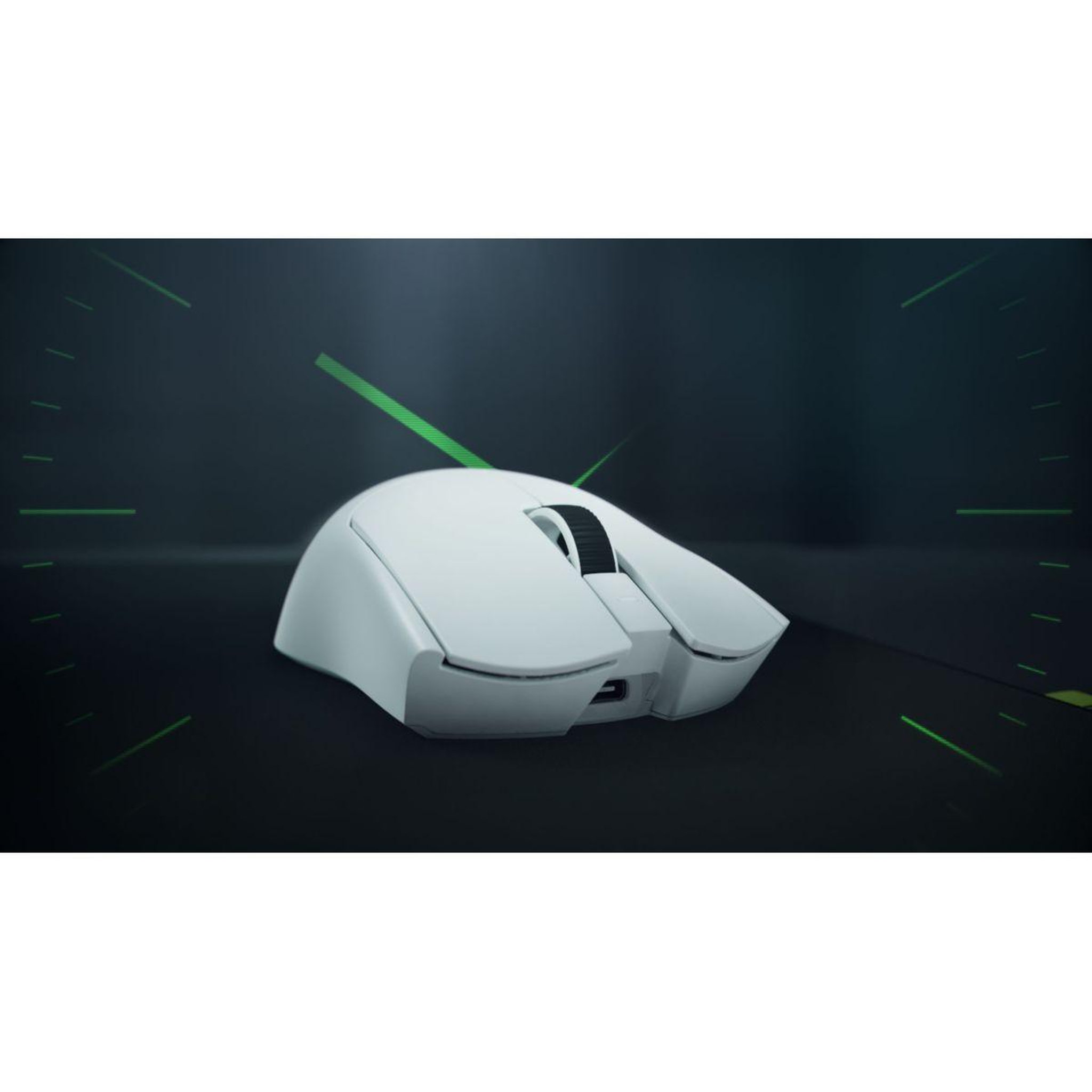 Voir la diapositive 2 : Razer Souris gamer sans fil viper v4 pro  blanc