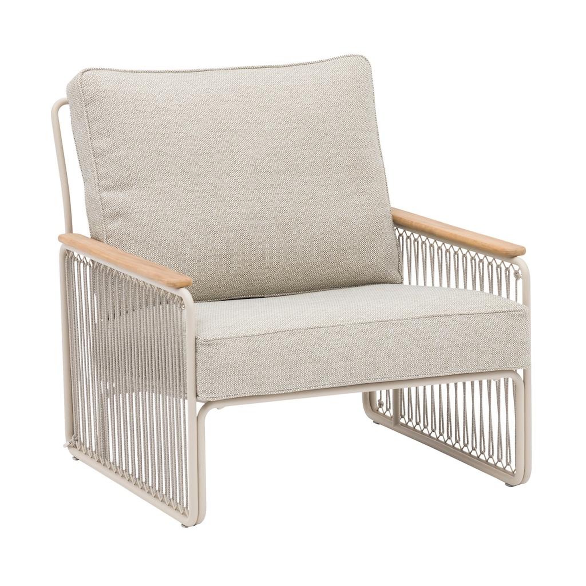 Proloisirs Fauteuil lounge RIVA - Blanc