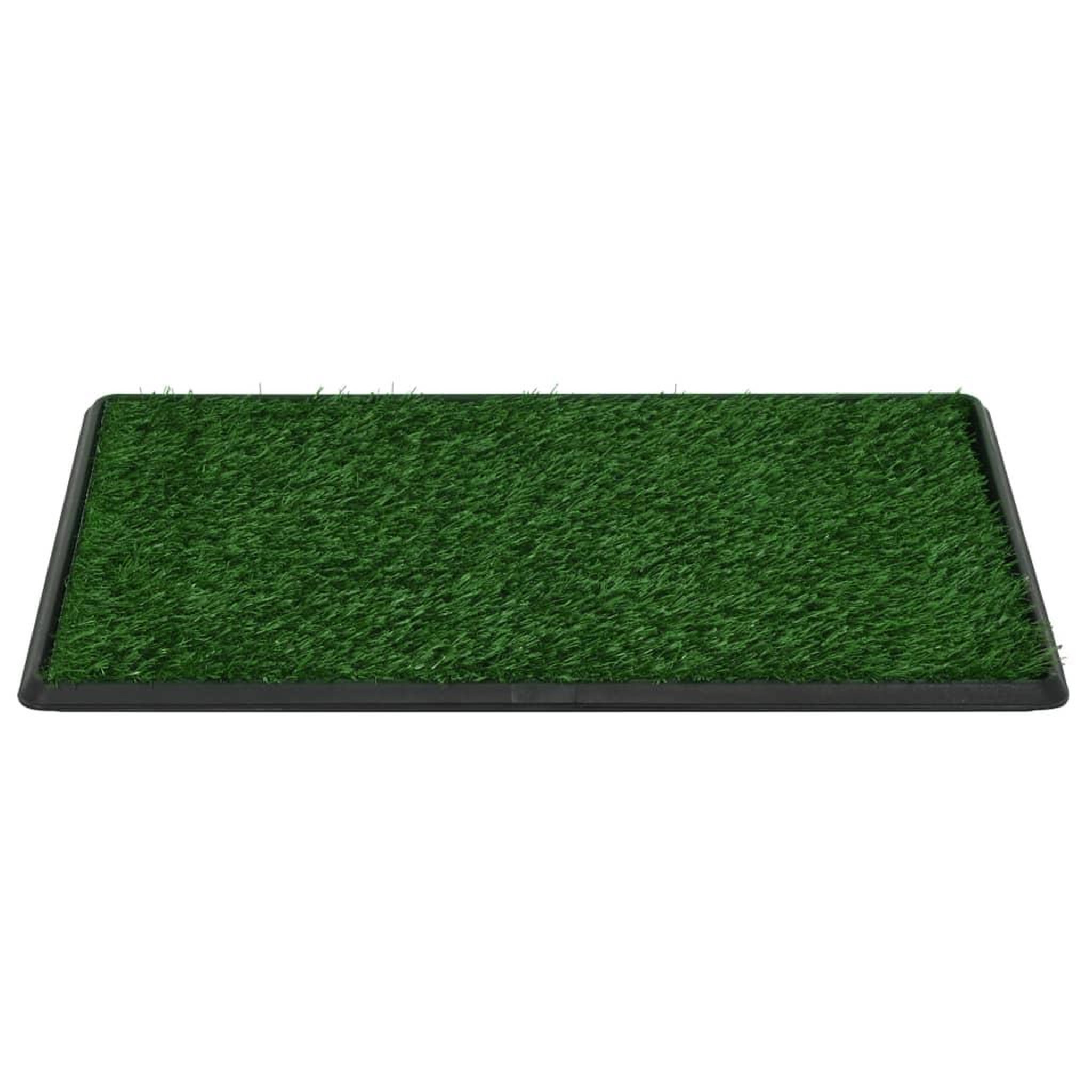 Voir la diapositive 4 : VIDAXL Toilette pour animaux avec plateau et gazon artificiel Vert WC