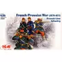 ICM Figurines Guerre franco-prussienne : Infanterie de ligne française 1870-1871