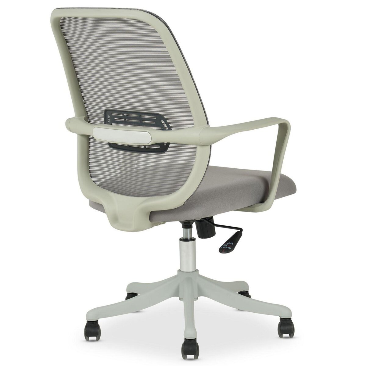 IDIMEX Chaise de bureau ergonomique MOLLIS réglable en tissu mesh