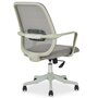 Voir la diapositive 4 : IDIMEX Chaise de bureau ergonomique MOLLIS réglable en tissu mesh
