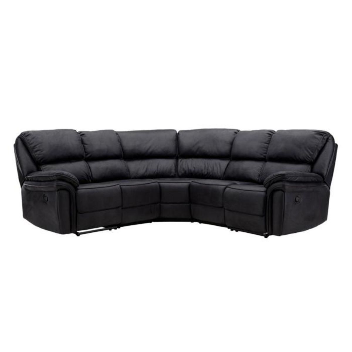 Paris Prix Canapé d'Angle de Relaxation  Saranda  338cm Noir