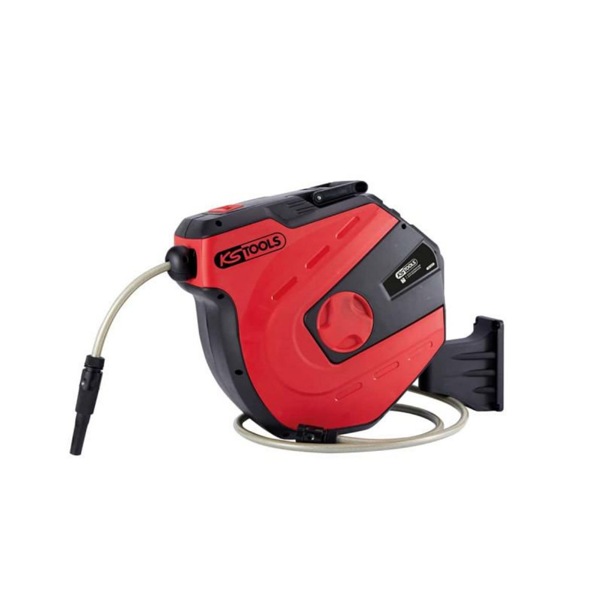 Ks Tools Enrouleur de tuyau d'arrosage KS TOOLS - Mural - 20m - 1/4 pouce - 150.4227