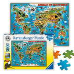 RAVENSBURGER puzzle 300 pièces - animaux autour du monde