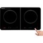 Voir la diapositive 3 : Alpina Plaque de cuisson Induction 3500W 2 feux Réchaud double Thermostat réglable 60 à 240°C ALPINA