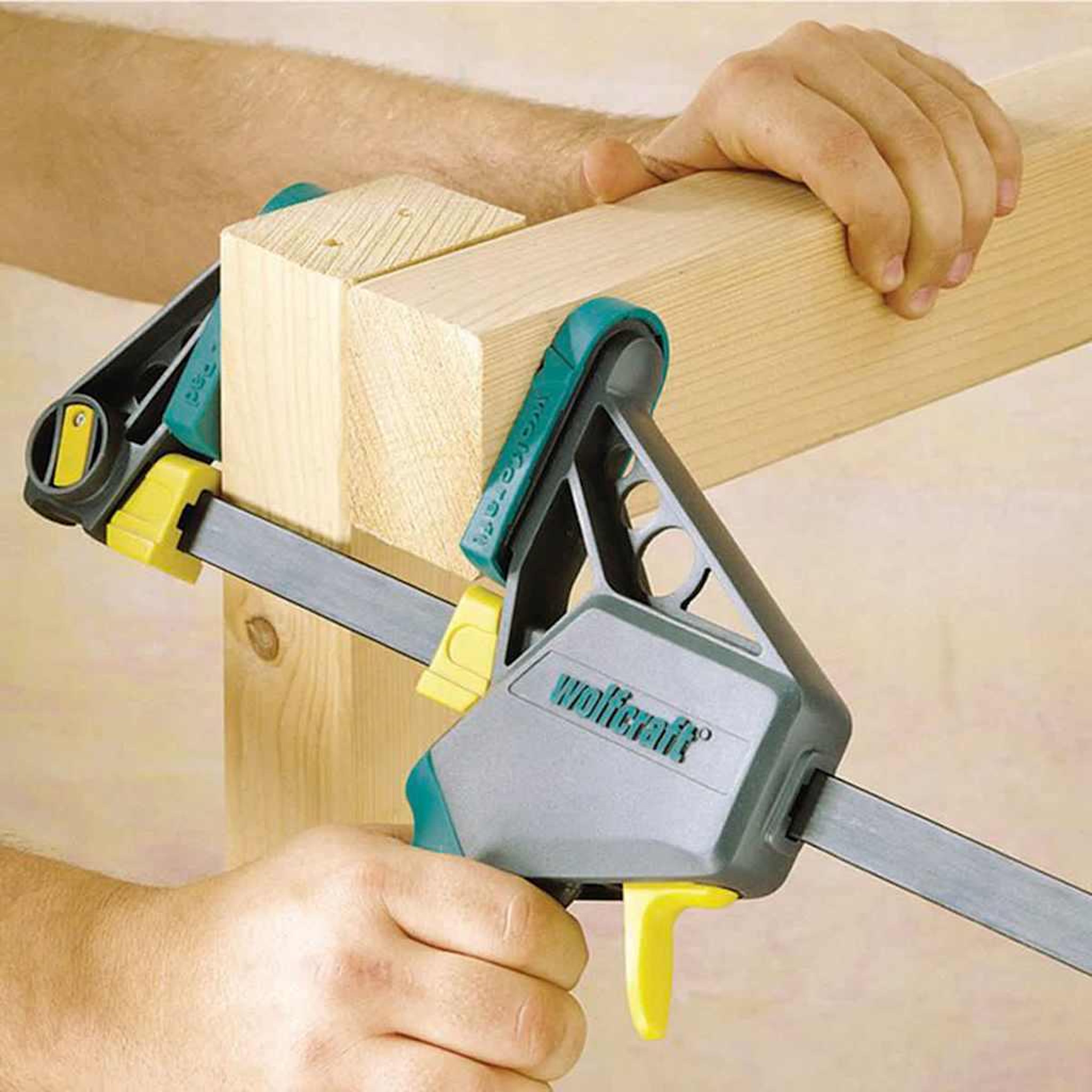 Voir la diapositive 3 : WOLFCRAFT wolfcraft Serre-joint a une main EHZ PRO 100-700 3033000