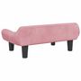 Voir la diapositive 5 : VIDAXL Lit pour chien rose 70x40x24 cm velours