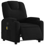 Voir la diapositive 3 : VIDAXL Fauteuil de massage inclinable electrique Noir Tissu