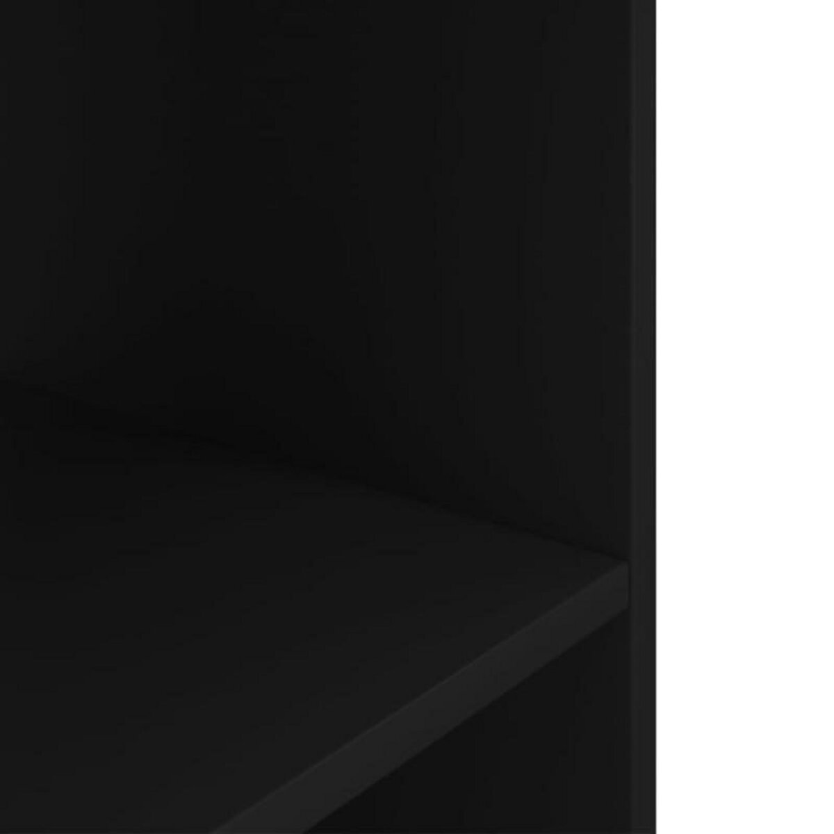 VIDAXL Support pour aquarium noir 75x36x72,5 cm bois d ingénierie