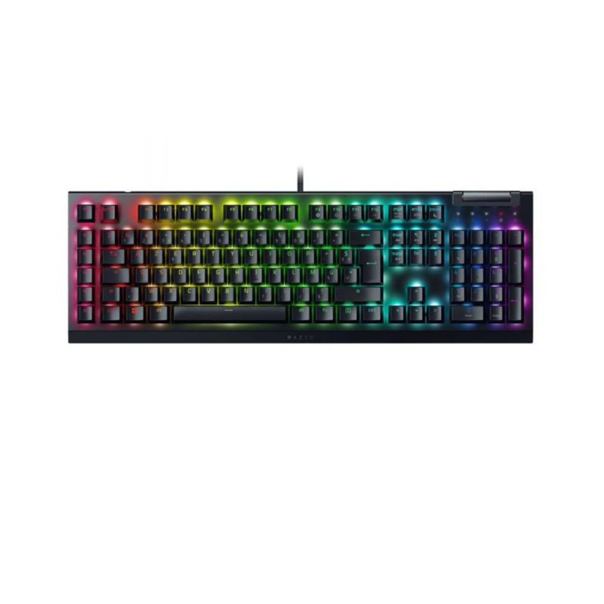 Razer Clavier filaire gaming Azerty Razer BlackWidow V4 X Yellow Switch Noir