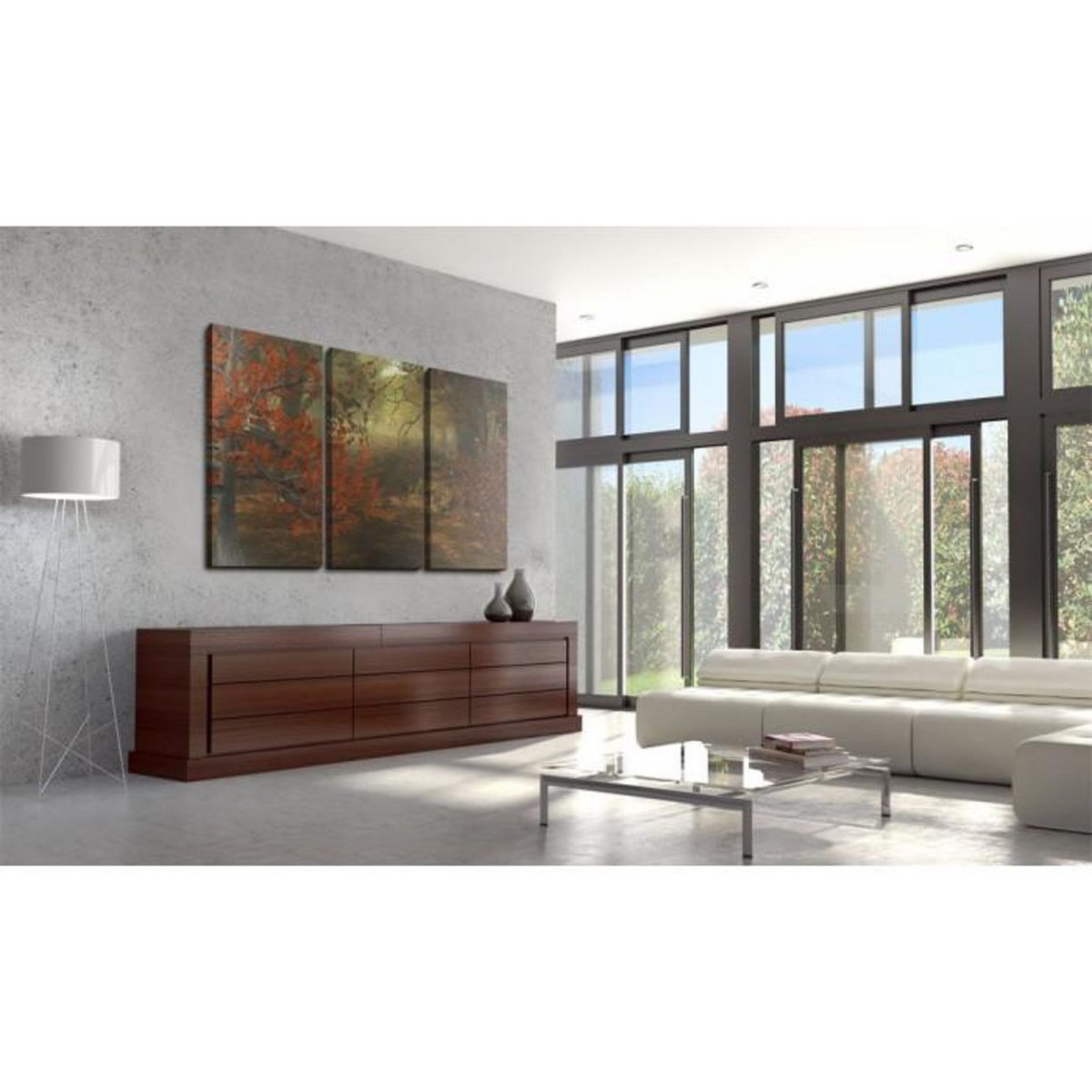 Paris Prix Tableau Imprimé 3 Panneaux  Bosquet