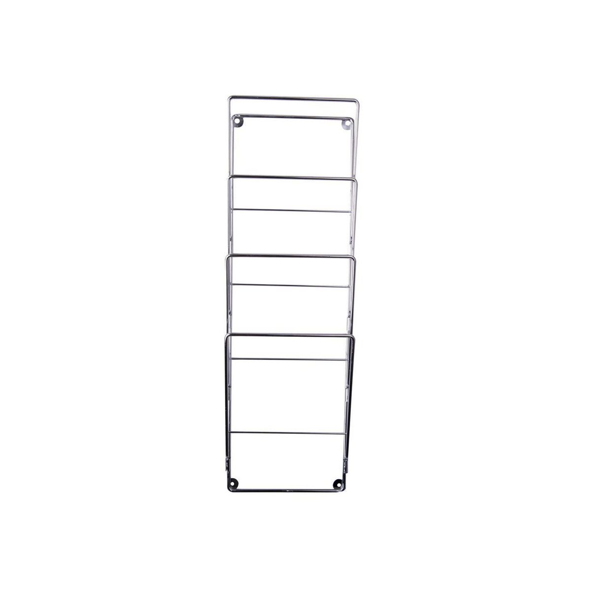 PRESENT TIME Porte-Revues mural élégant en acier