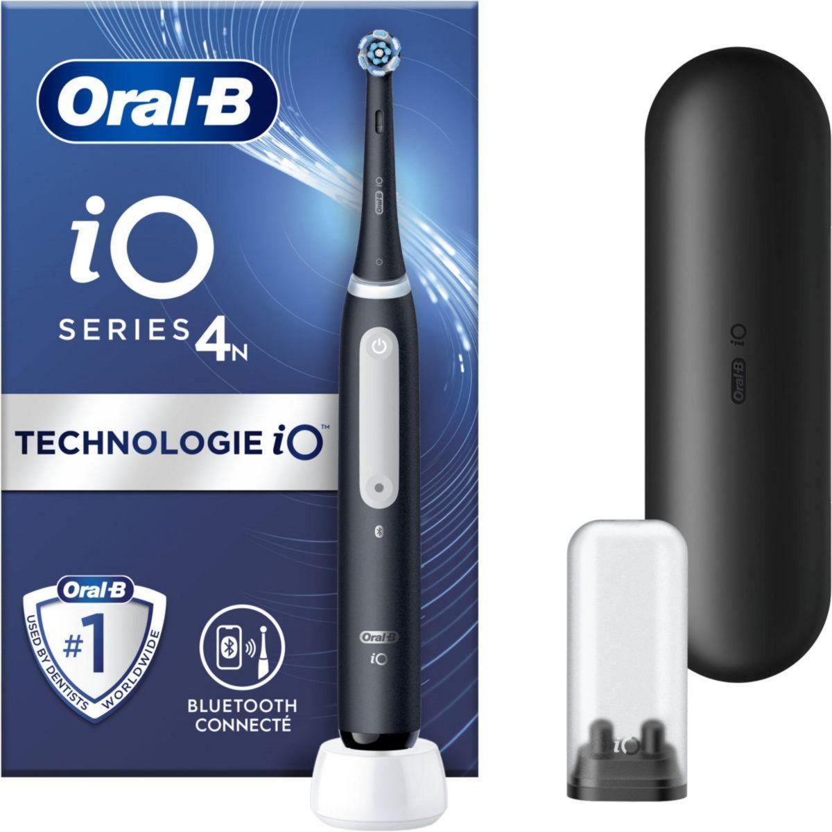 ORAL B Brosse à dents électrique iO4n Matt Black + Travel Case