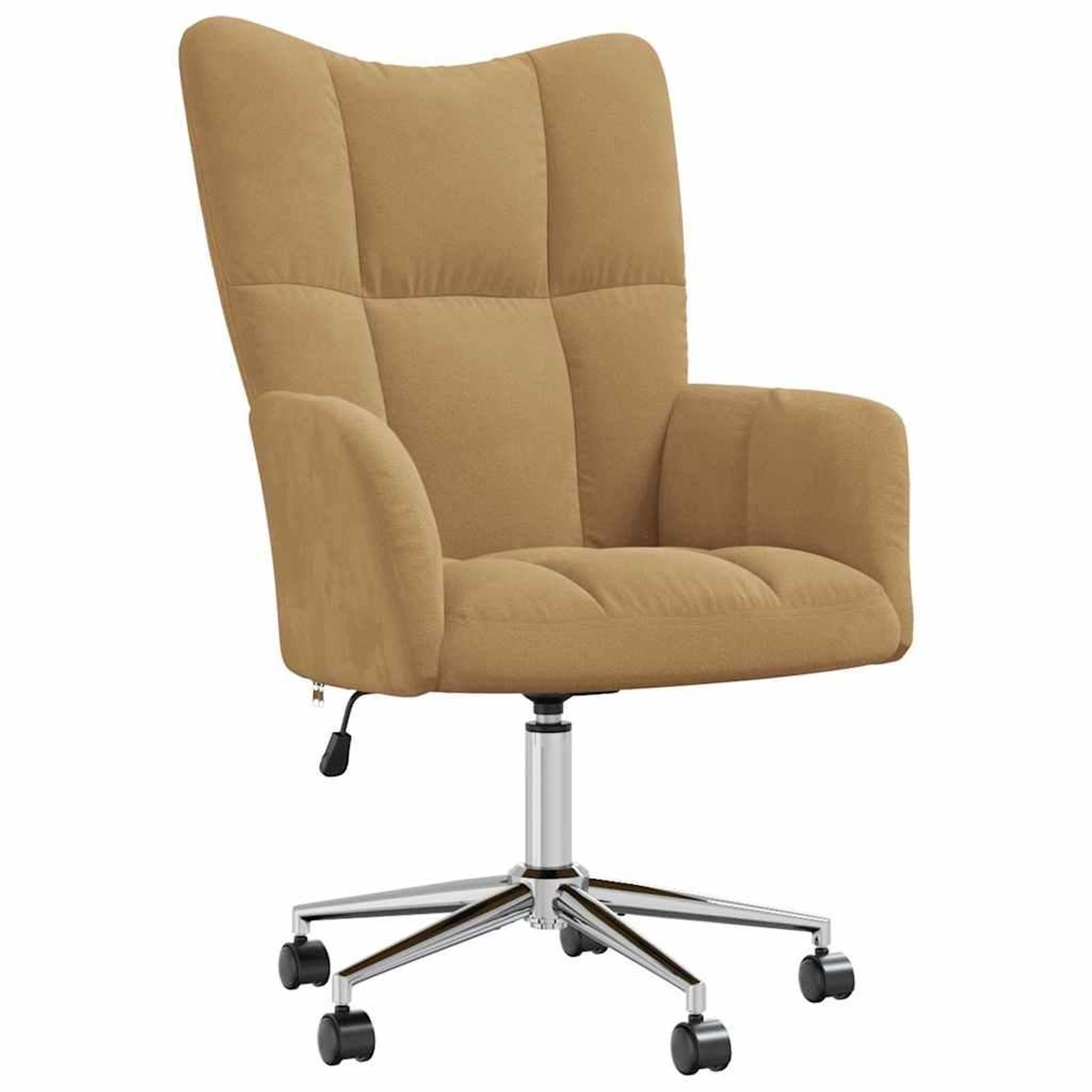 Voir la diapositive 2 : VIDAXL Chaise de relaxation Marron Velours