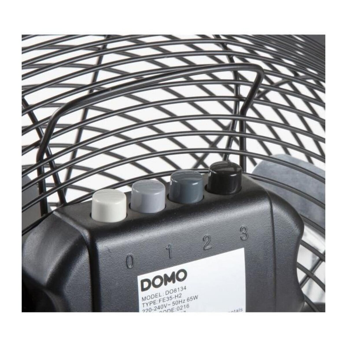 Domo Brasseur d'air 35cm 65w 3 vitesses noir - DO8134