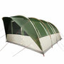 Voir la diapositive 2 : VIDAXL Tente de camping tunnel 7 personnes vert imperméable