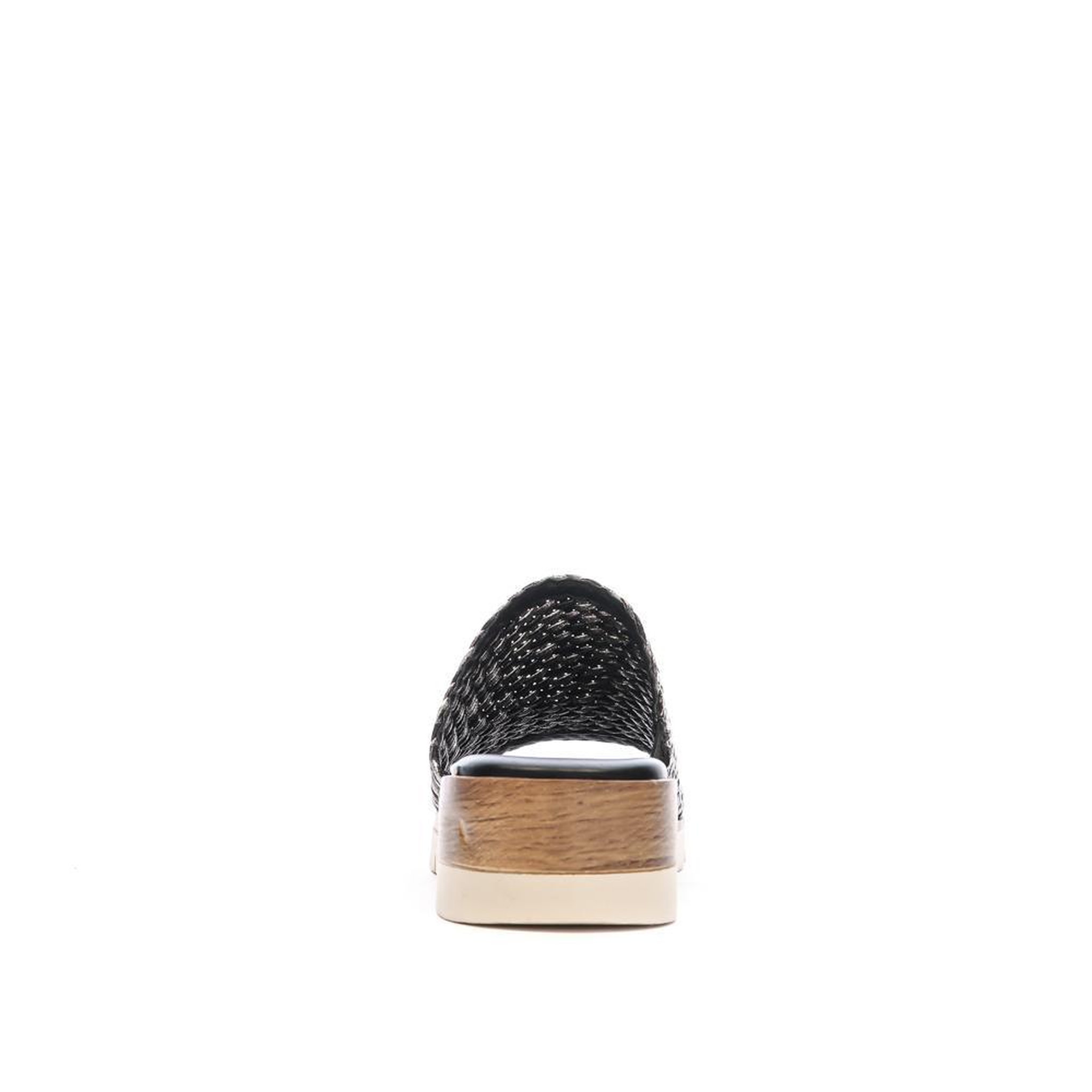 Voir la diapositive 3 : XTI Claquettes Noir/Argent Femme XTI 143881