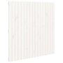 Voir la diapositive 2 : VIDAXL Tete de lit murale Blanc 108x3x110 cm Bois massif de pin