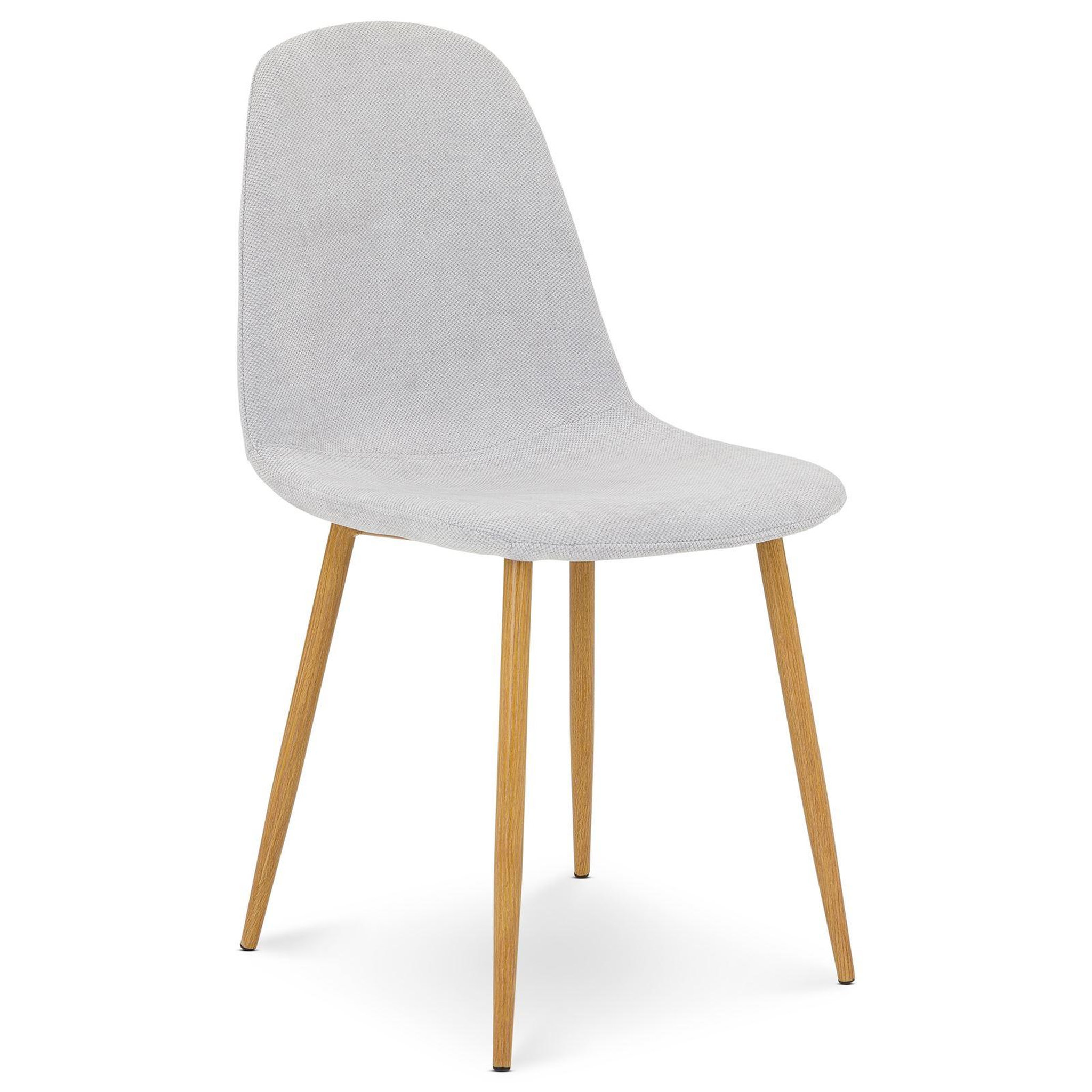 Voir la diapositive 4 : IDIMEX Lot de 4 chaises punta de salle à manger en tissu