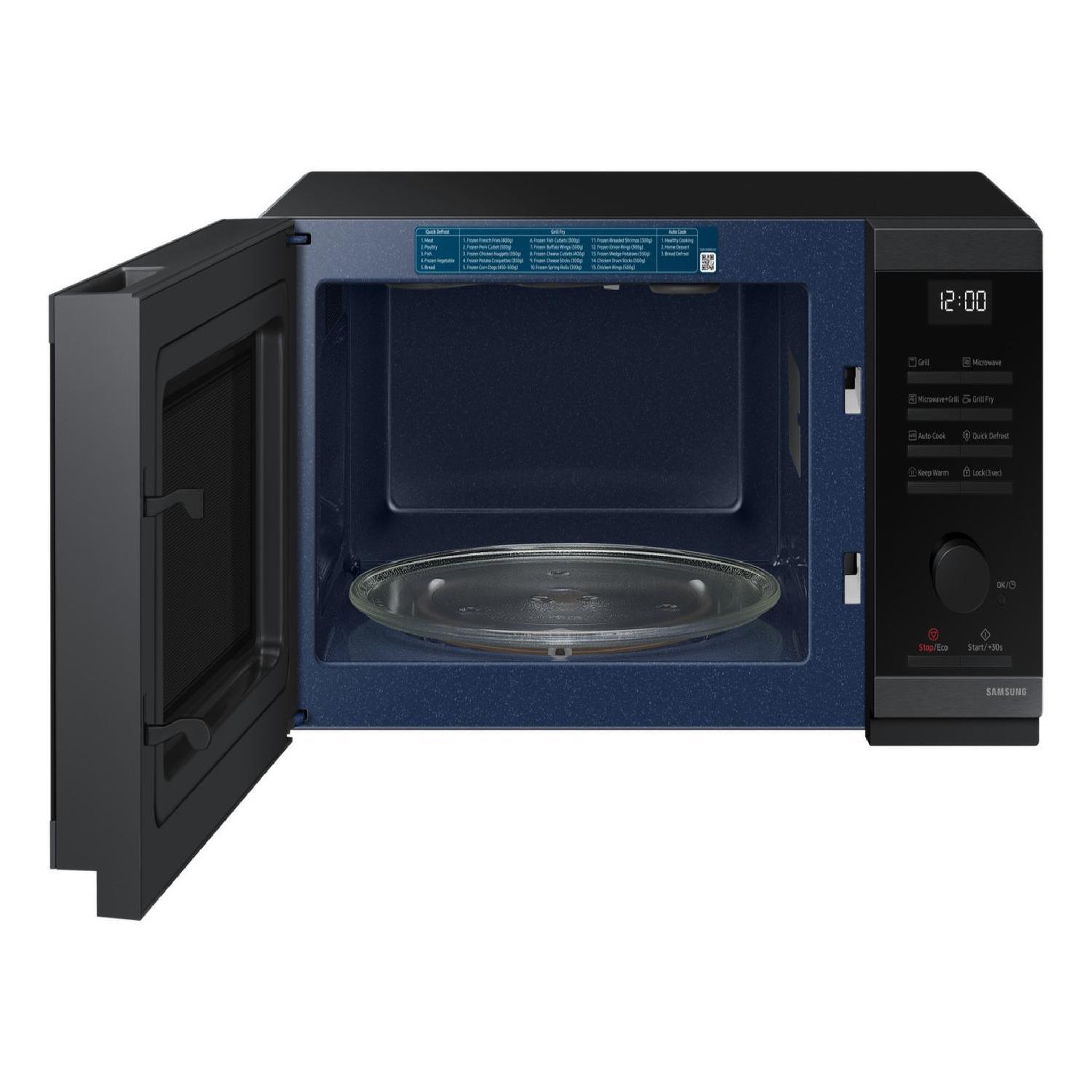 Voir la diapositive 3 : Samsung Micro-ondes samsung grill cuisson croustillante 23l mg23dg4524cge1