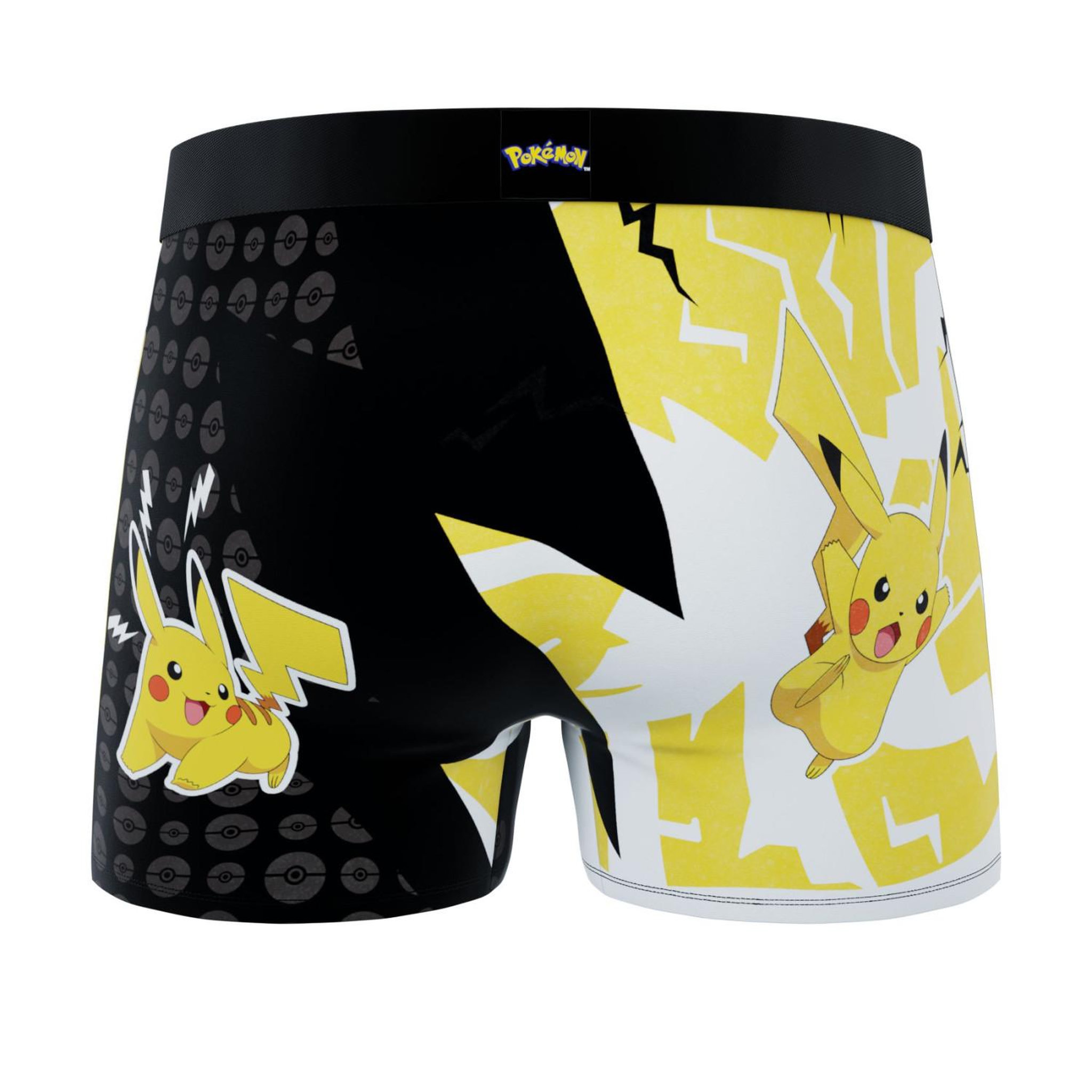 Voir la diapositive 4 : FREEGUN Lot de 3 boxers enfant Pokemon Pikachu