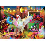 Master Pieces Puzzle 1000 pièces : Wild & Whimsical - Danse des poules