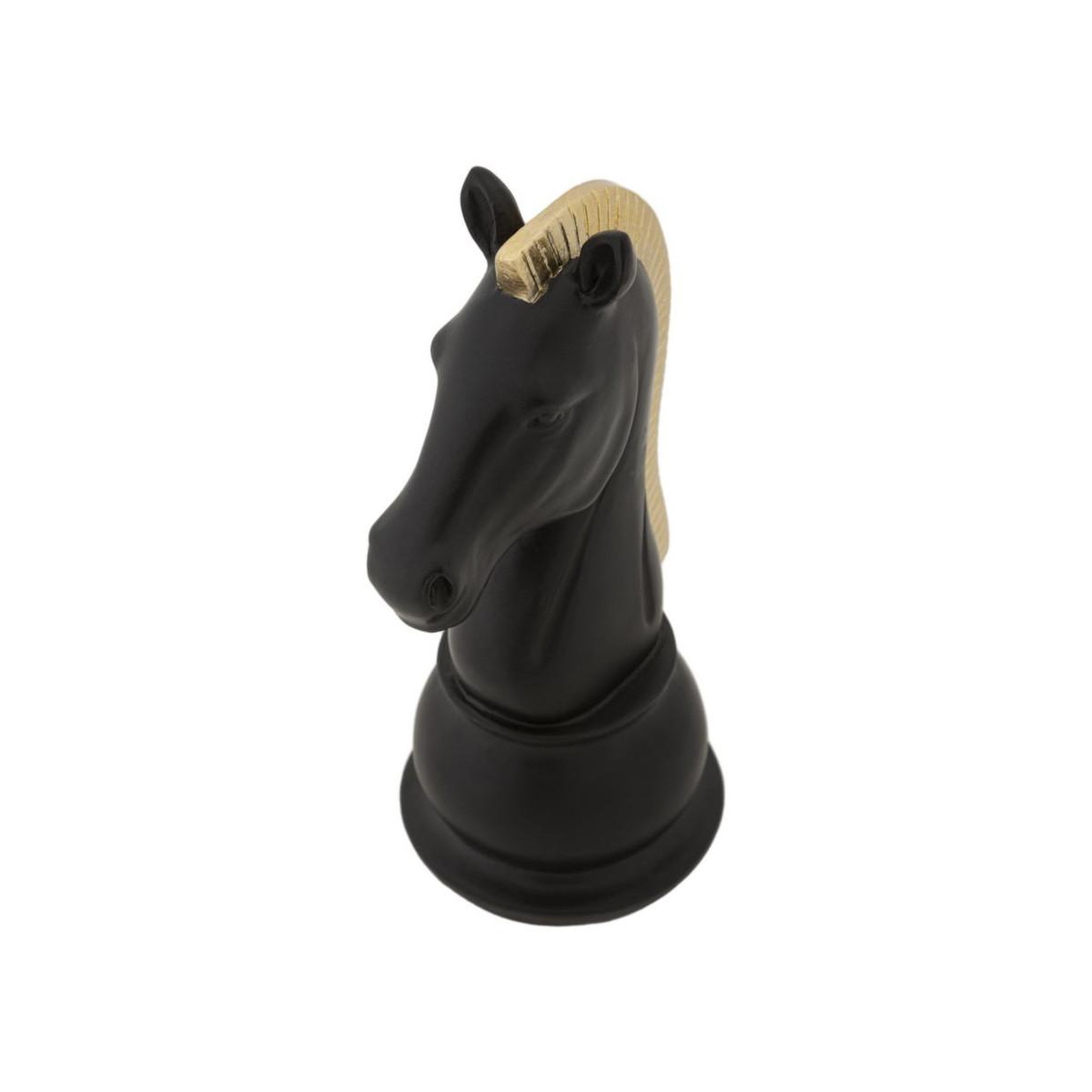 Voir la diapositive 5 : Paris Prix Pièce d'échec en résine  cavalier  19cm noir