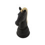 Voir la diapositive 5 : Paris Prix Pièce d'Échec en Résine  Cavalier  19cm Noir