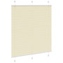 Voir la diapositive 3 : VIDAXL Store plisse creme 115x100cm largeur du tissu 114,4cm polyester