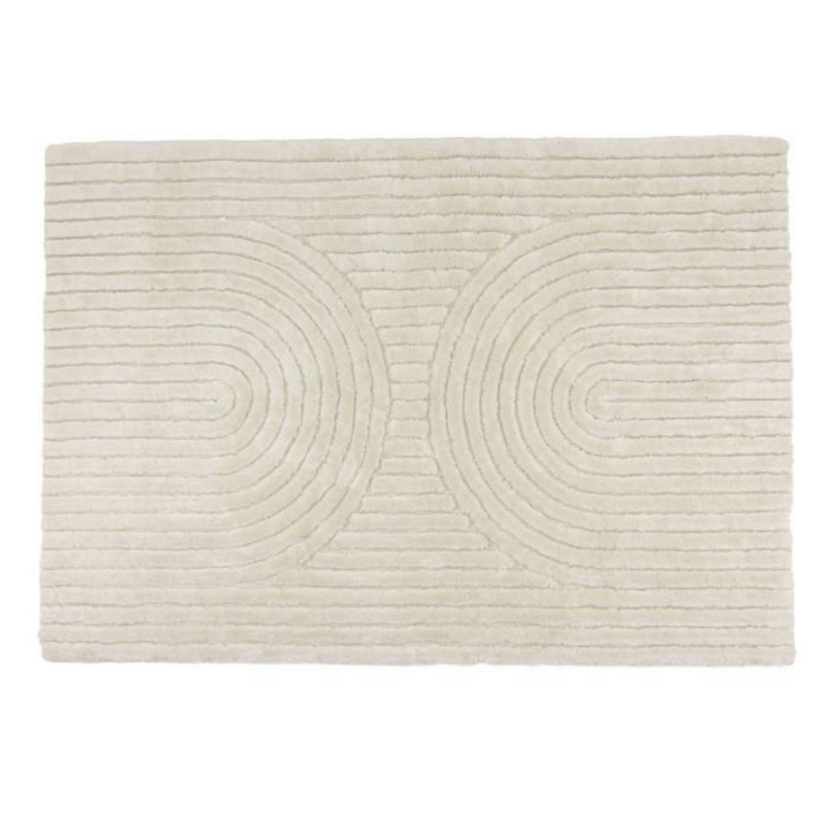 Paris Prix Tapis Déco Texturé  Niklas  200x290cm Blanc