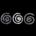 ATMOSPHERA Lot de 3 Guirlandes de Noël  Dana  200cm Argent & Blanc