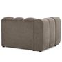 Voir la diapositive 5 : LISA DESIGN Debbie - module d'assise gauche en tissu texturé