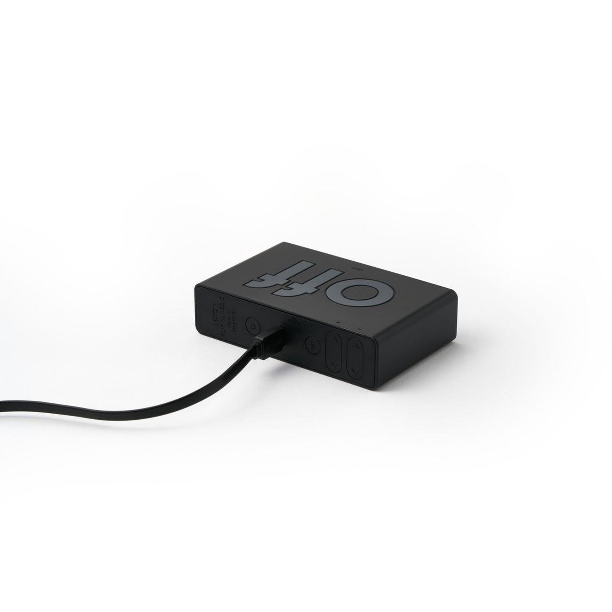 Voir la diapositive 3 : LEXON Réveil flip classic rechargeable en usb-c noir