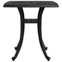 Voir la diapositive 5 : VIDAXL Table de jardin noir 53x53x53 cm aluminium coule