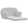 Voir la diapositive 2 : VIDAXL Chaise longue pliable pour enfants gris clair
