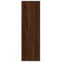 Voir la diapositive 4 : VIDAXL Armoire a livres Chene marron 98x30x98 cm