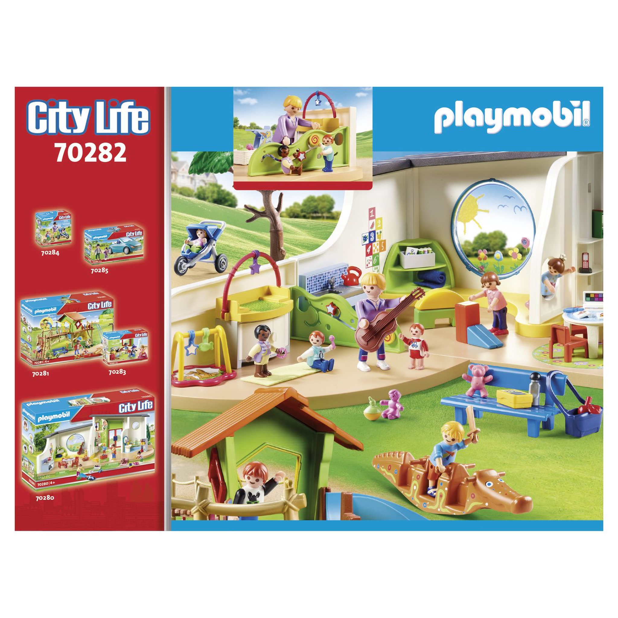 Voir la diapositive 4 : PLAYMOBIL 70282 - City Life - Espace crèche pour bébés