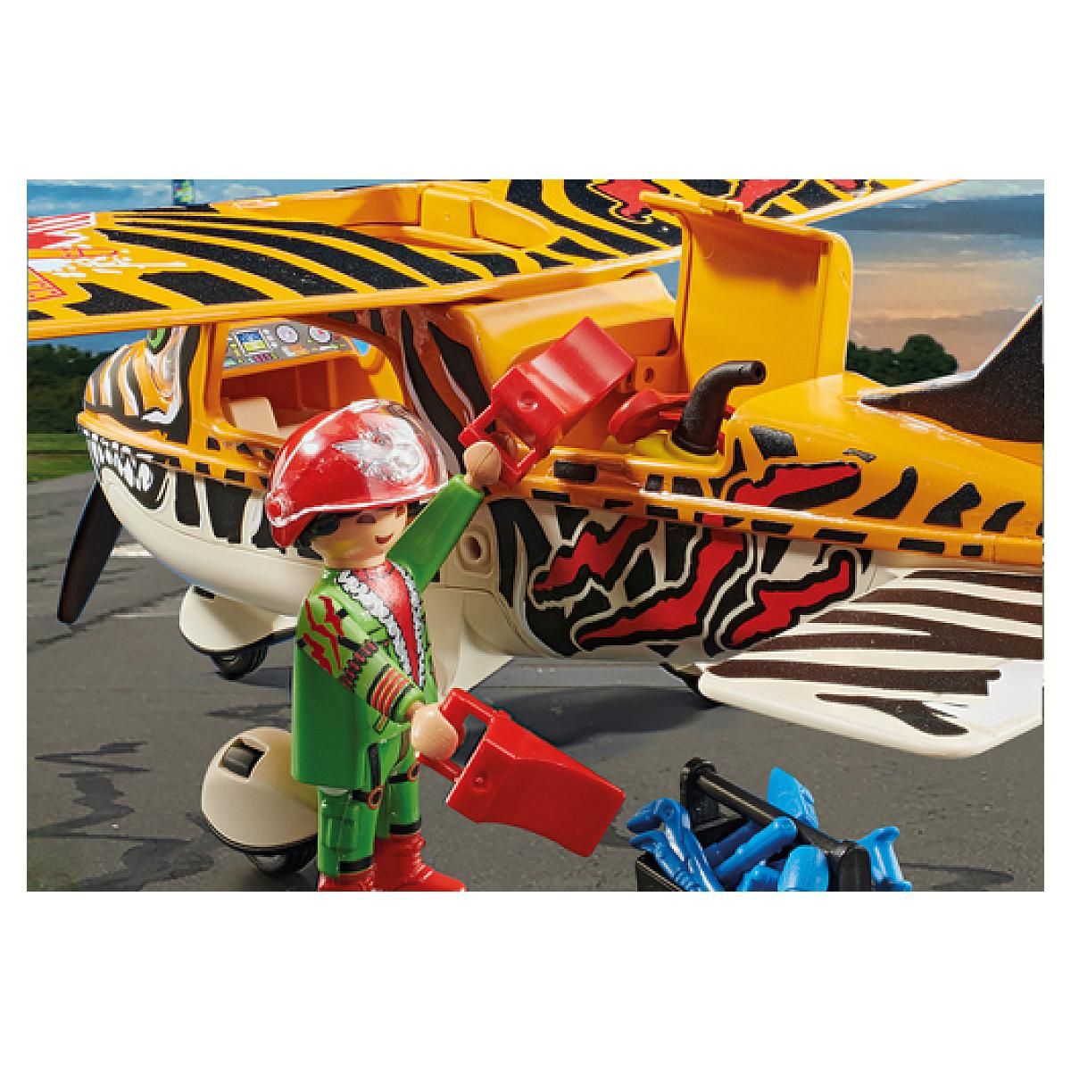 PLAYMOBIL 70902  Stuntshow avion a helice tigre