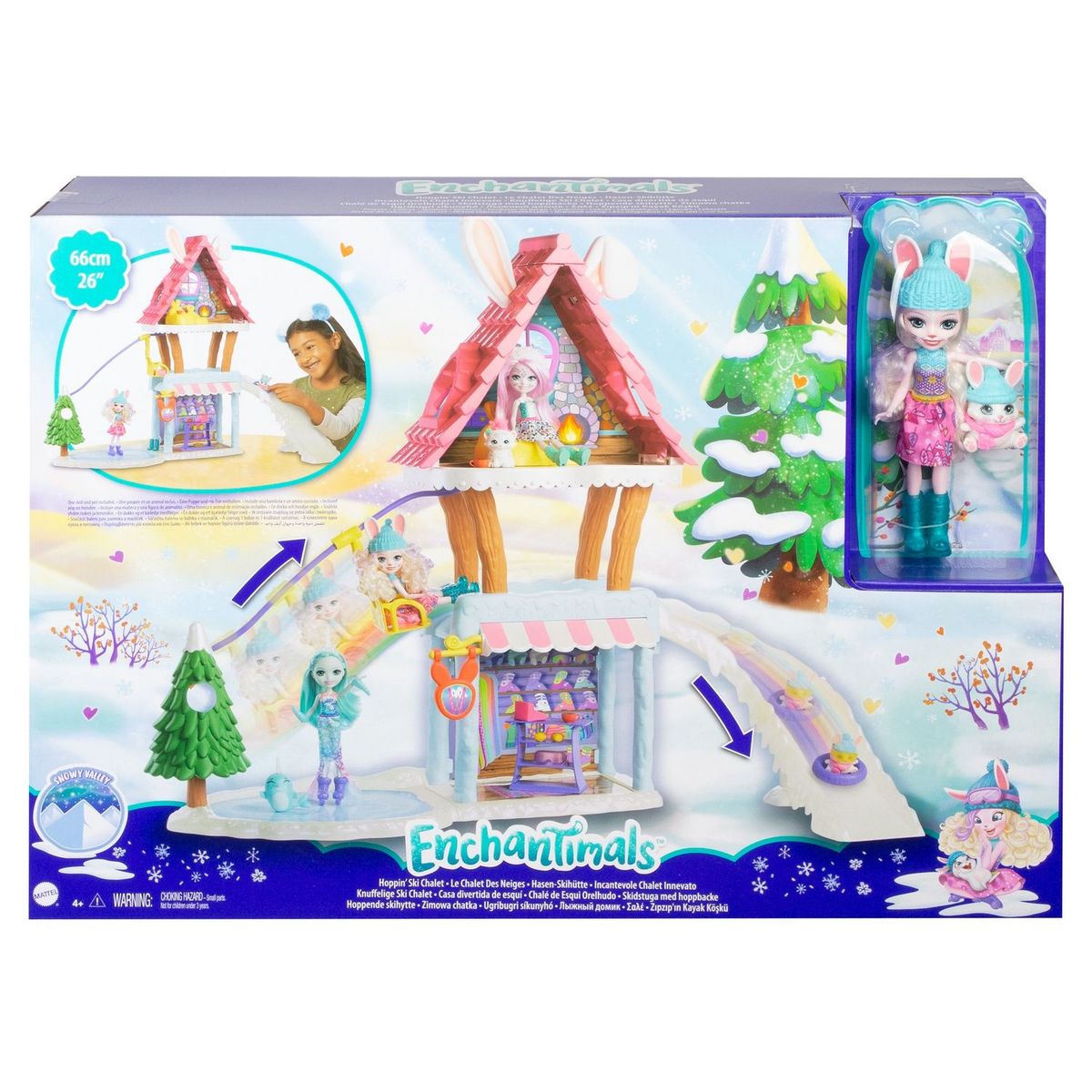 Enchantimals Chalet des Neiges de Bevy Lapin Enchantimals