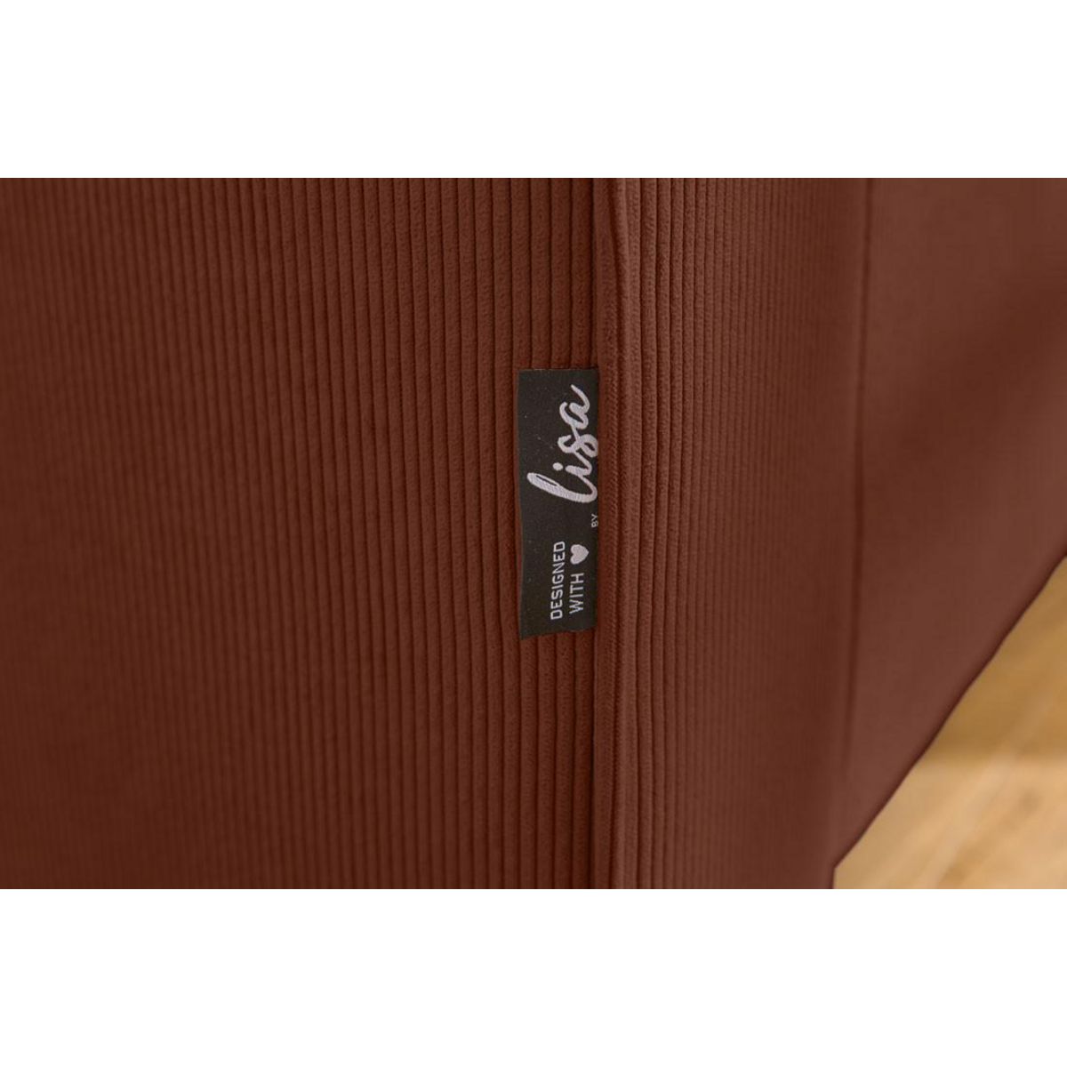 LISA DESIGN Albane - canapé d'angle gauche - 4 places - en velours côtelé