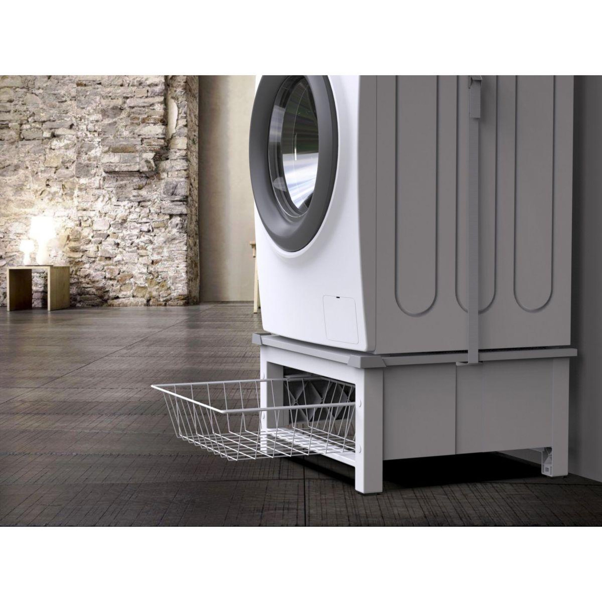Voir la diapositive 2 : Meliconi Kit de réhausse pour lave-linge