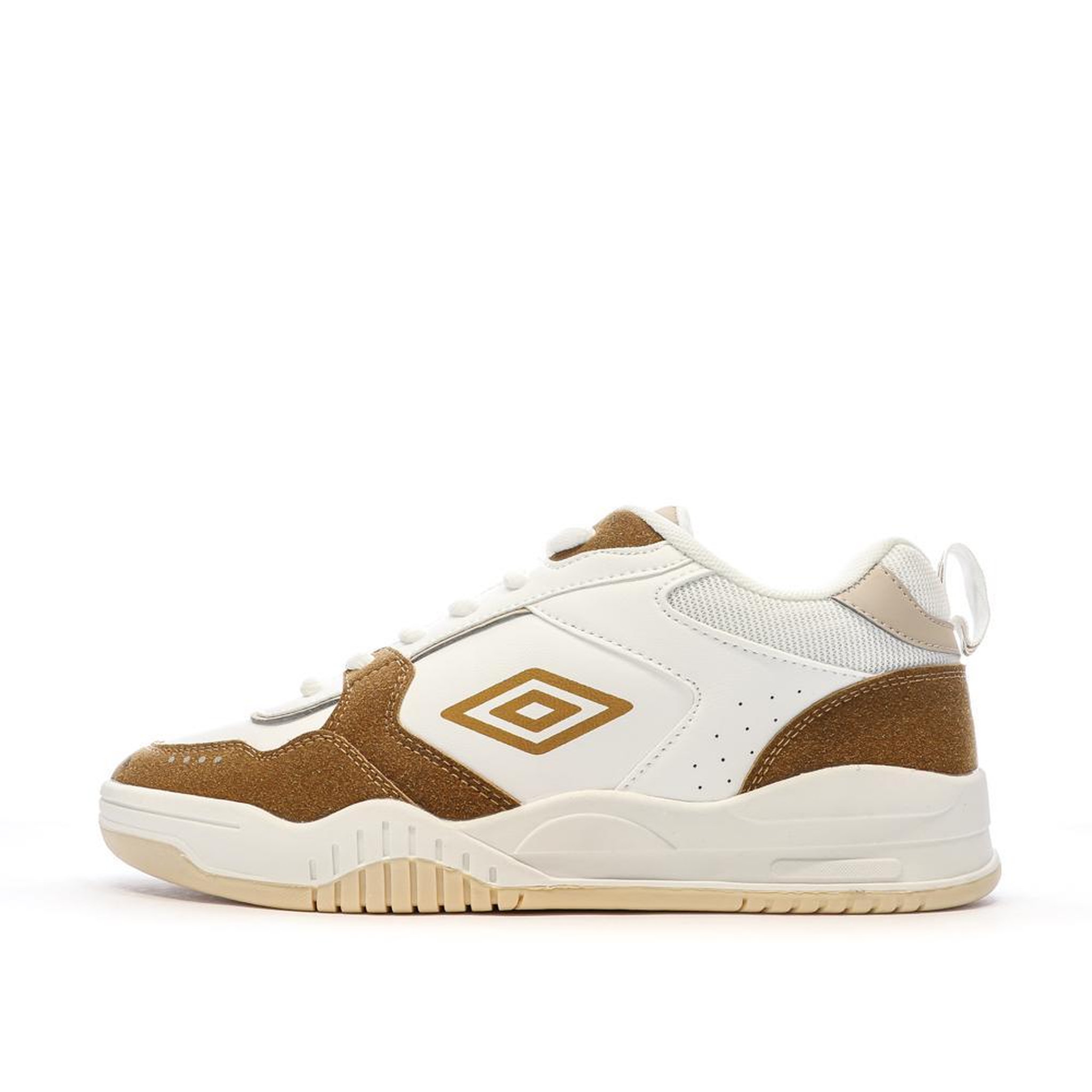 Voir la diapositive 1 : UMBRO Baskets Blanches/Beiges/Camel Homme Umbro Tywen