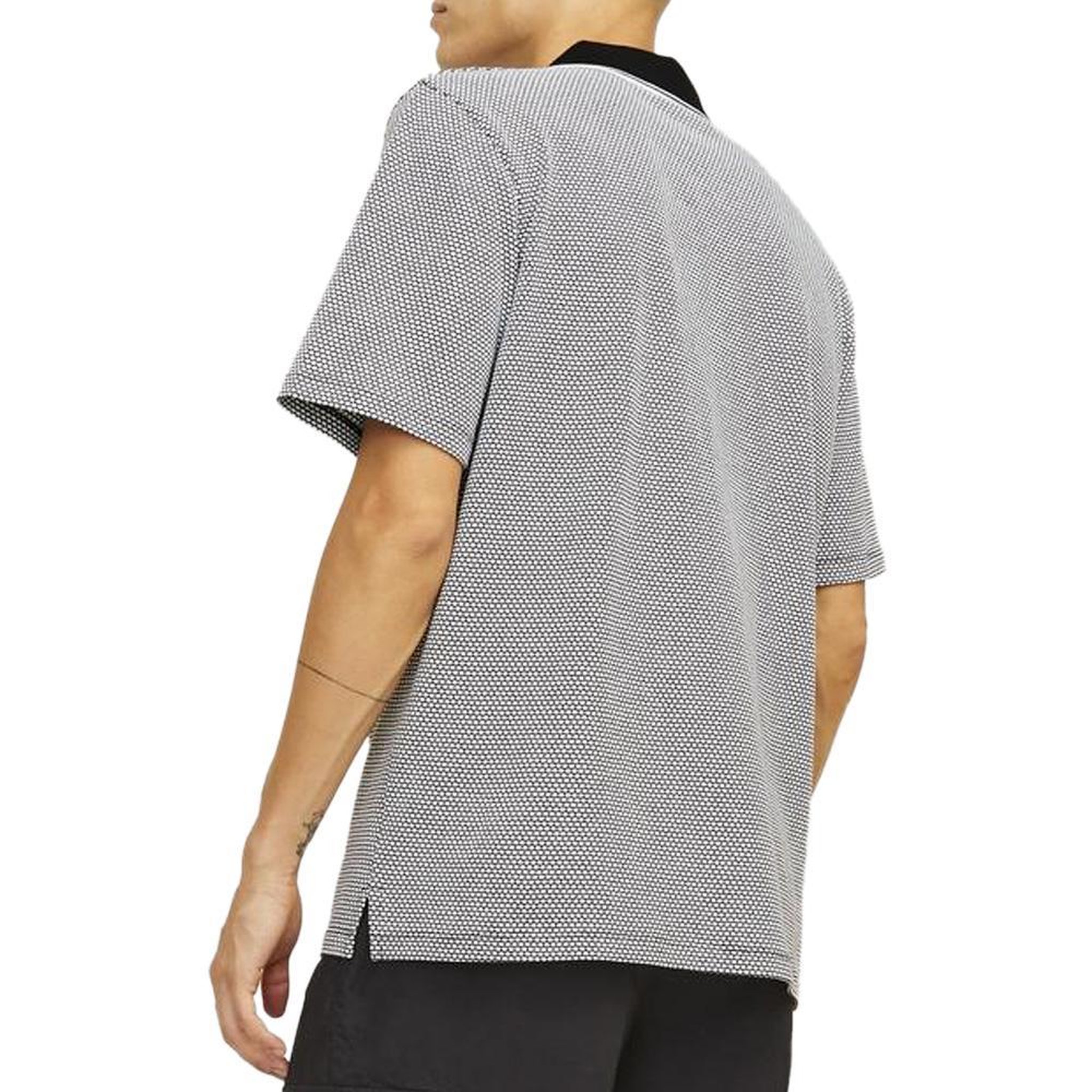 Voir la diapositive 2 : Jack & Jones Polo Blanc/Noir Homme Jack & Jones Waylon