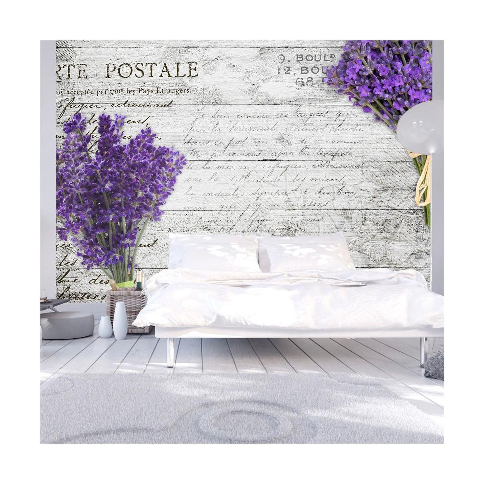 Voir la diapositive 1 : Paris Prix Papier peint  lavender postcard