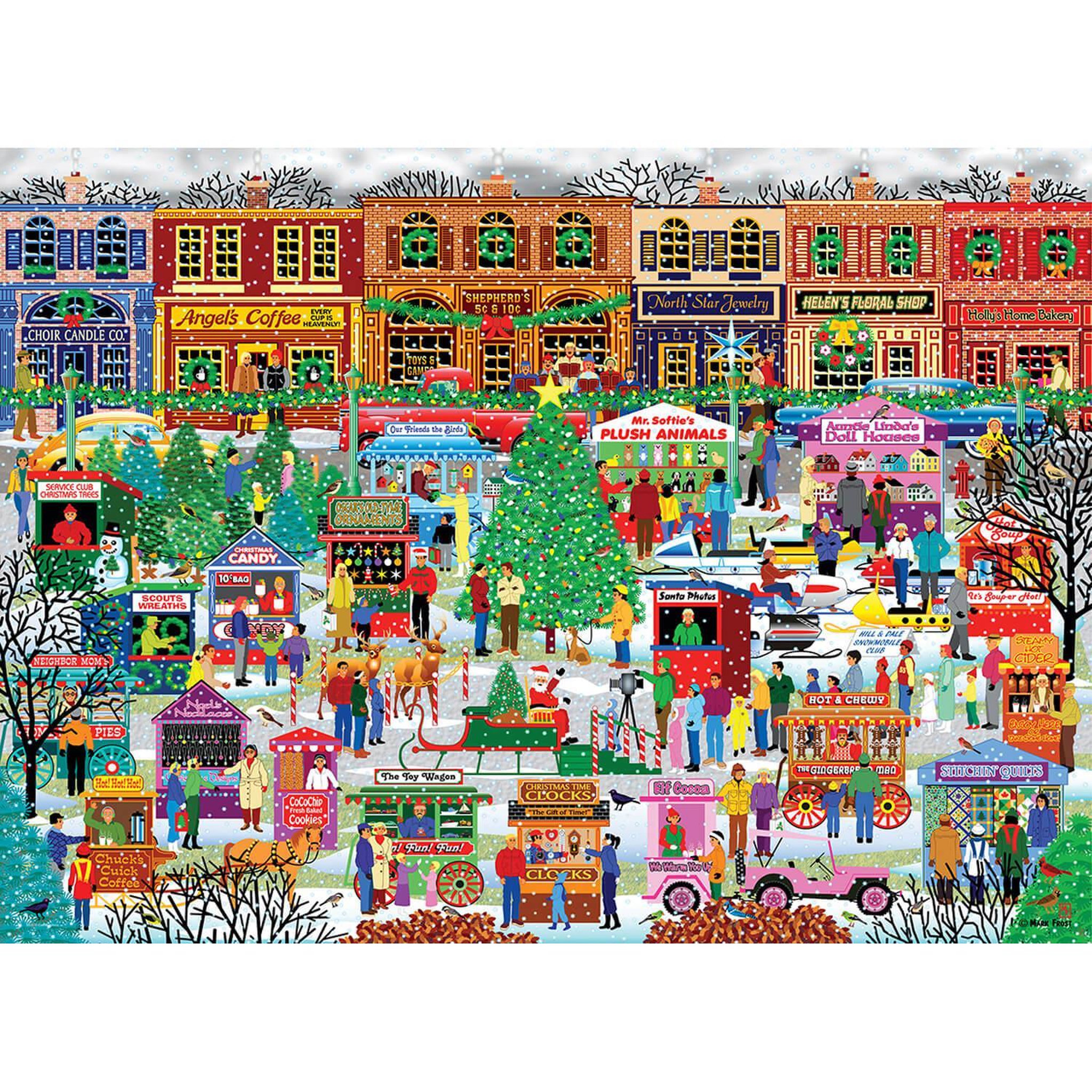 Eurographics Puzzle 500 pièces Larges : Les fêtes au centre-ville