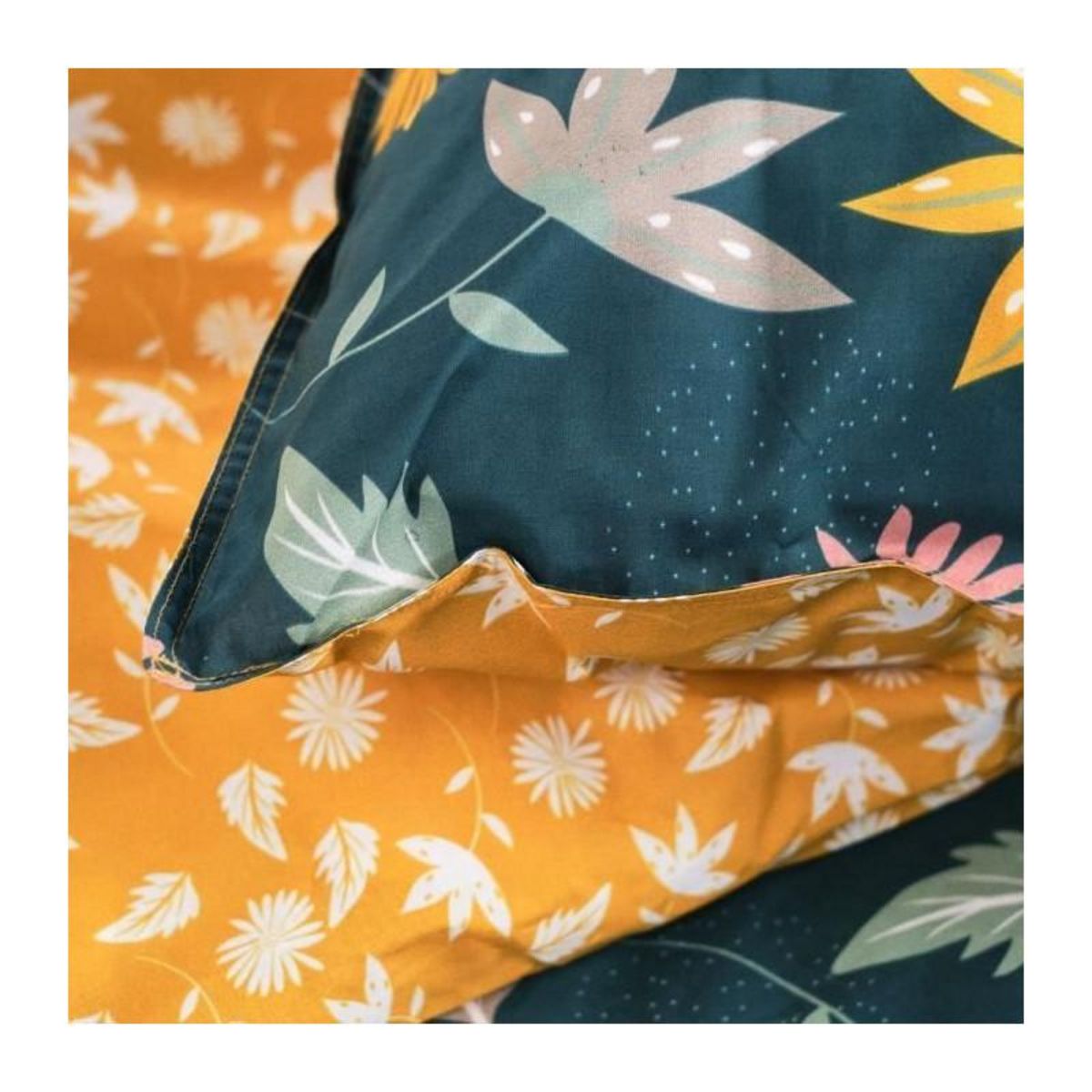 Today Parure de lit - TODAY - Sunshine - 119462 - 2 personnes - 260x240cm - Coton - Imprimé 11.42