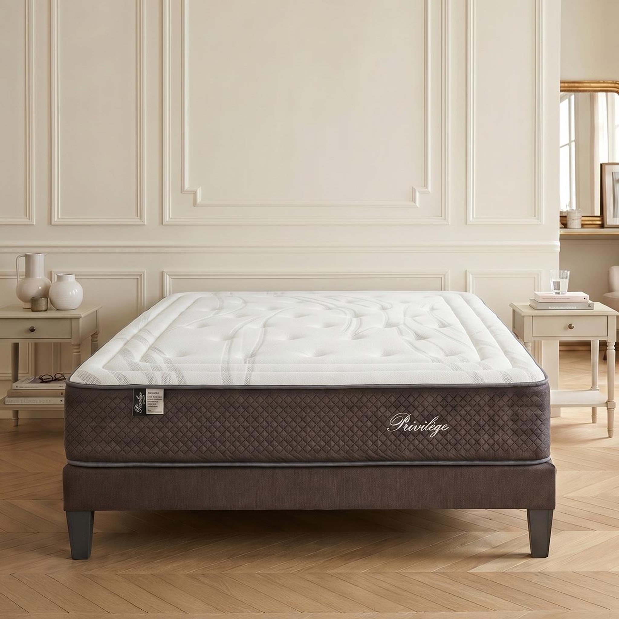 Voir la diapositive 2 : BELLECOUR Bellecour literie | matelas privilege jumelle | ressorts ensachés & mémoire de forme
