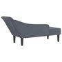Voir la diapositive 5 : VIDAXL Chaise longue avec coussins gris fonce velours